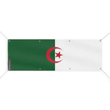 Drapeau de l'Algérie 8 Oeillets en Plusieurs Tailles (L) - Pixelforma 