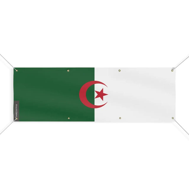 Drapeau de l’algérie 8 oeillets en plusieurs tailles (l) - pixelforma