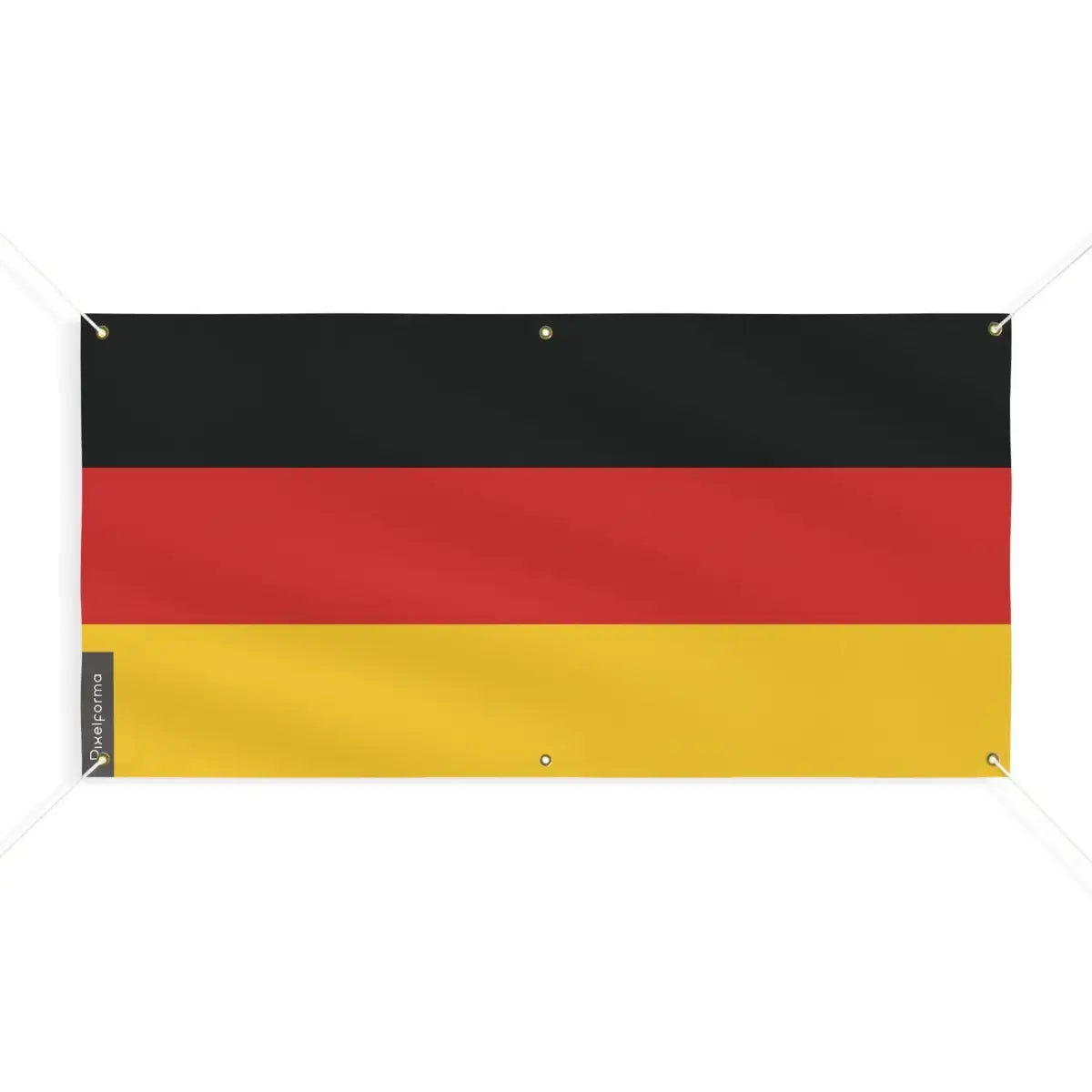 Drapeau de l’allemagne 6 oeillets en plusieurs tailles (m) - pixelforma