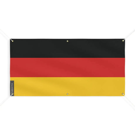 Drapeau de l’allemagne 6 oeillets en plusieurs tailles (m) - pixelforma