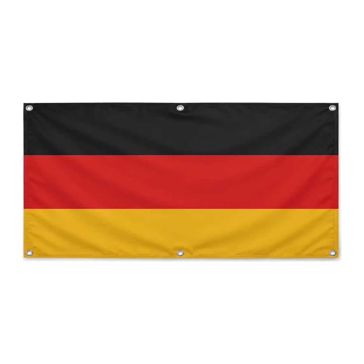 Drapeau allemagne en polyester résistant avec œillets
