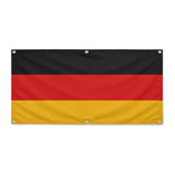 Drapeau allemagne en polyester résistant avec œillets