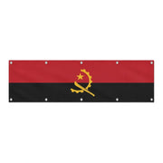 Drapeau de l'Angola grand format XL en polyester avec dix œillets