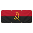 Drapeau angola polyester résistant avec huit œillets