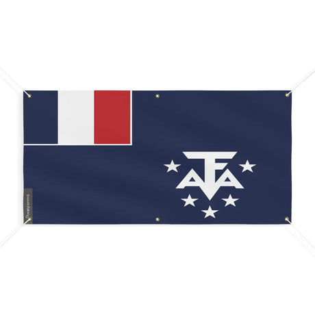 Drapeau de l'Antarctique française 6 Oeillets en Plusieurs Tailles (M) - Pixelforma 