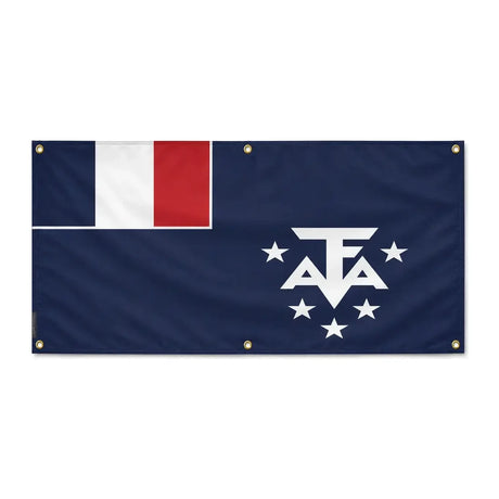 Drapeau antarctique française polyester résistant intempéries