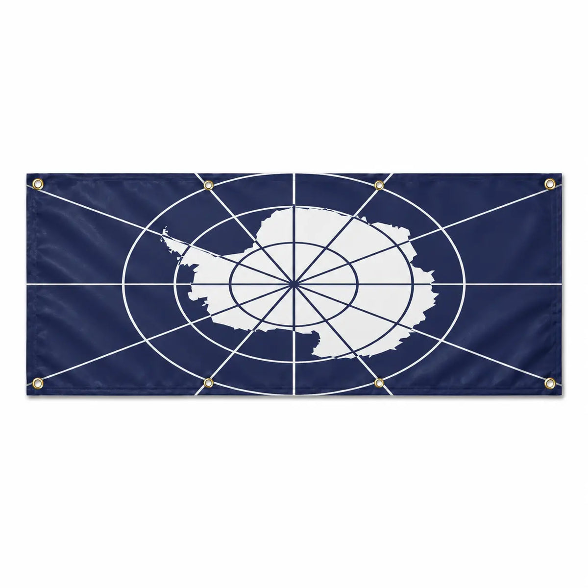 Drapeau antarctique officiel polyester résistant aux intempéries