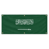 Drapeau arabie saoudite polyester résistant aux intempéries
