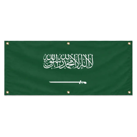 Drapeau arabie saoudite polyester résistant aux intempéries