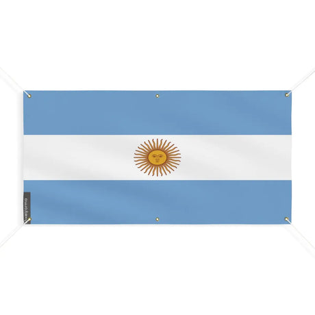 Drapeau de l’argentine 6 oeillets en plusieurs tailles (m) - pixelforma
