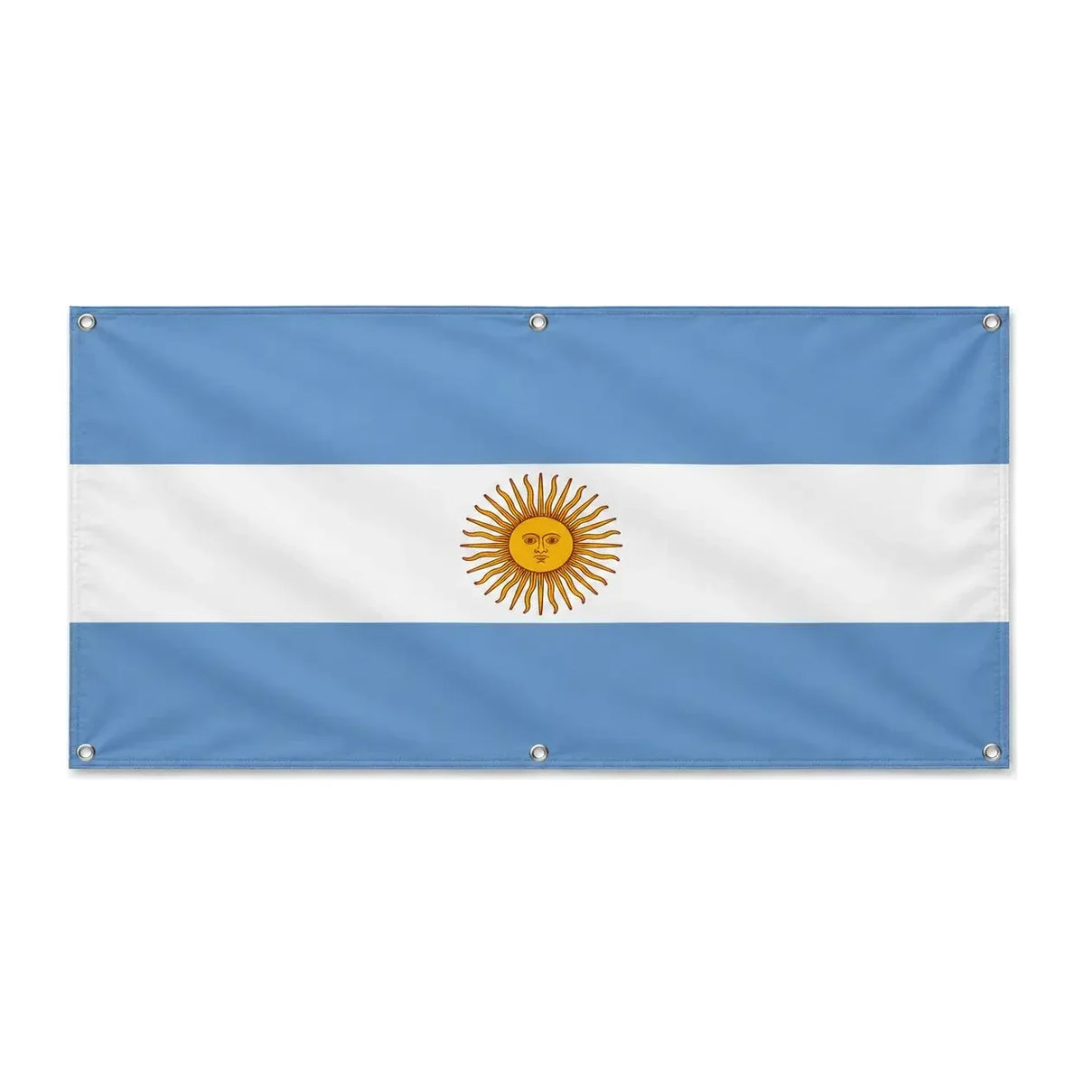 Drapeau argentine polyester résistant aux intempéries
