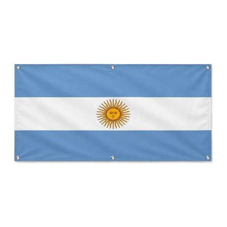 Drapeau argentine polyester résistant aux intempéries