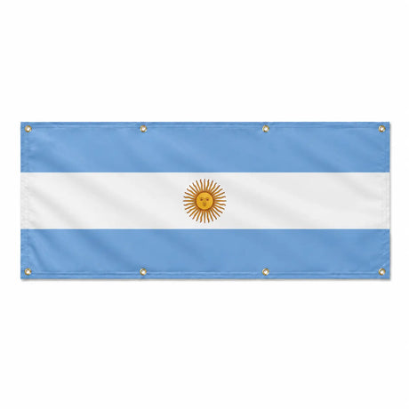 Drapeau argentine polyester résistant aux intempéries