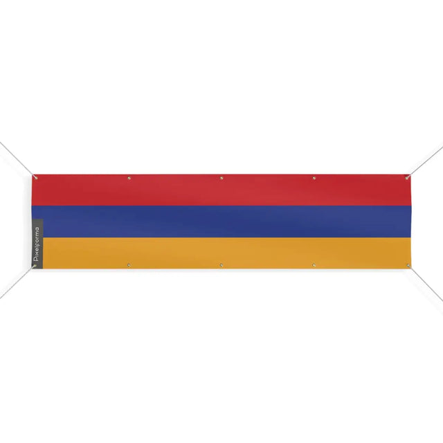 Drapeau de l'Arménie 10 Oeillets en Plusieurs Tailles (XL) - Pixelforma 