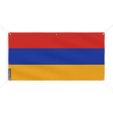Drapeau de l’arménie 6 oeillets en plusieurs tailles (m) - pixelforma