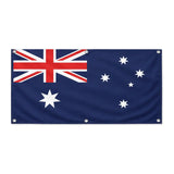 Drapeau australie polyester résistant avec œillets robustes