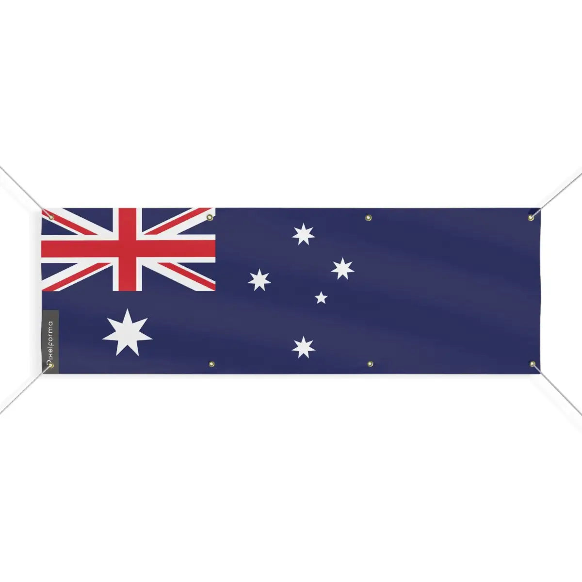 Drapeau de l'Australie 8 Oeillets en Plusieurs Tailles (L) - Pixelforma 