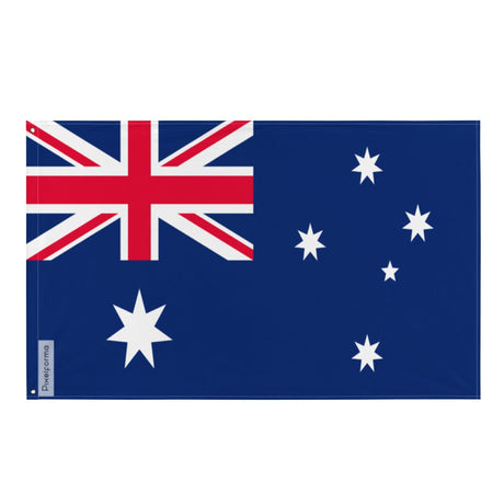 Australia Flag in Multiple Sizes 100% Polyester Print with Double Hem - Pixelforma