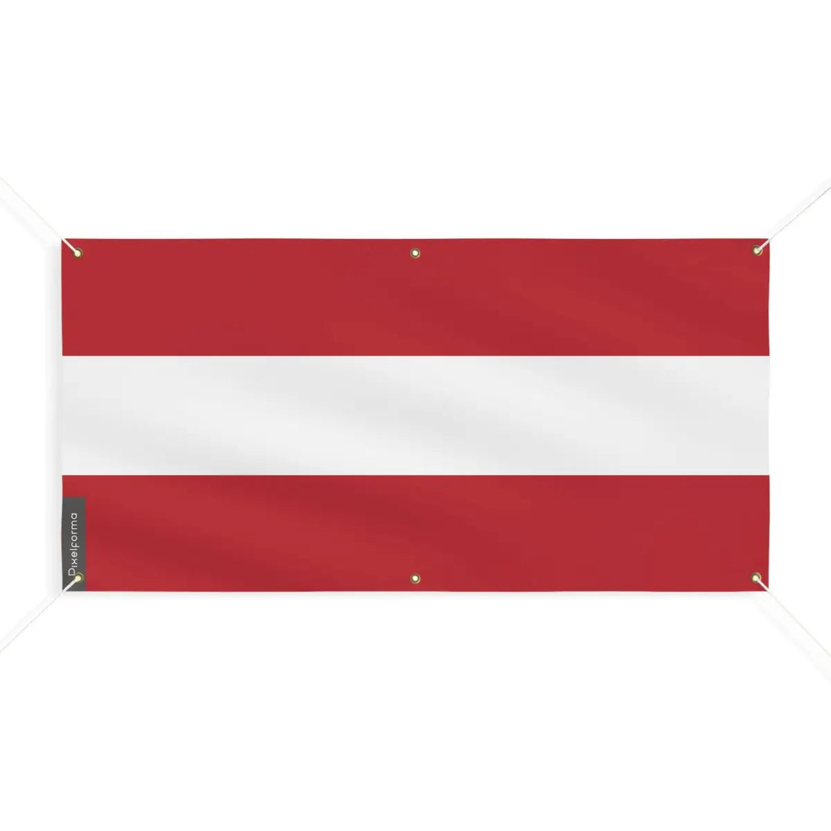 Drapeau de l’autriche 6 oeillets en plusieurs tailles (m) - pixelforma