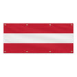 Drapeau autriche en polyester résistant avec œillets