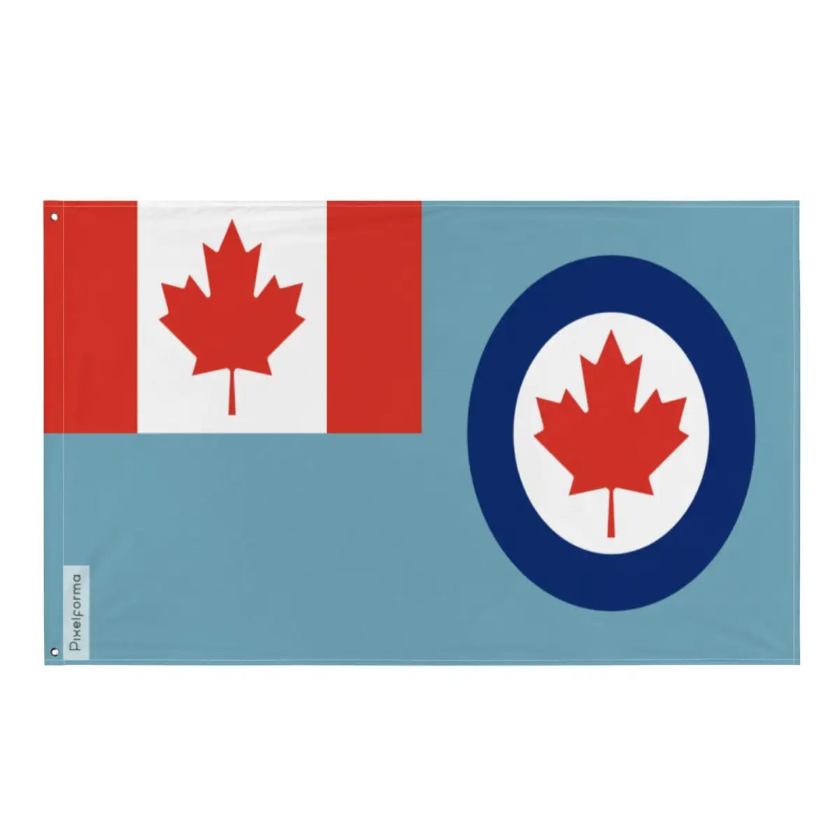 Drapeau de l'Aviation royale du Canada Plusieurs Tailles en Polyester - Pixelforma 