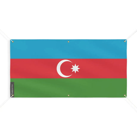 Drapeau de l’azerbaïdjan 6 oeillets en plusieurs tailles (m) - pixelforma