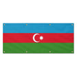 Drapeau azerbaïdjan polyester résistant usage extérieur
