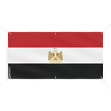 Drapeau de l'Égypte 6 Oeillets en Plusieurs Tailles (M) - Pixelforma 