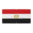 Drapeau égypte en polyester résistant avec œillets
