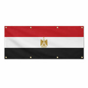 Drapeau égypte en polyester avec œillets résistants
