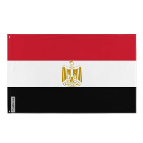 Flag of Egypt in Multiple Sizes 100% Polyester Print with Double Hem - Pixelforma