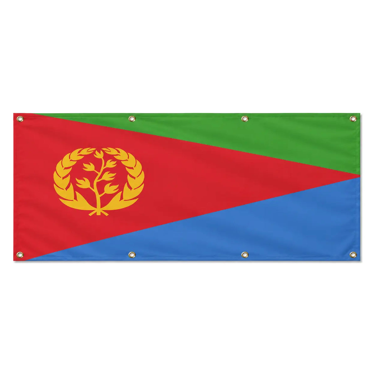 Drapeau érythrée polyester résistant aux intempéries