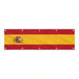 Drapeau de l'Espagne grand format XL en polyester avec dix œillets