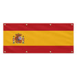 Drapeau espagne polyester résistant pour usage extérieur