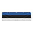 Drapeau de l'Estonie grand format XL en polyester avec dix œillets