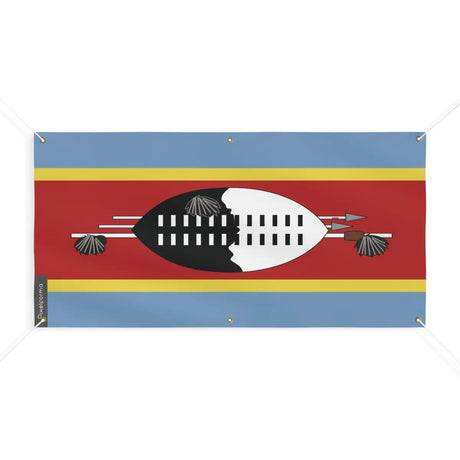 Drapeau de l’eswatini 6 oeillets en plusieurs tailles (m) - pixelforma