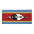 Drapeau eswatini polyester résistant pour usage extérieur