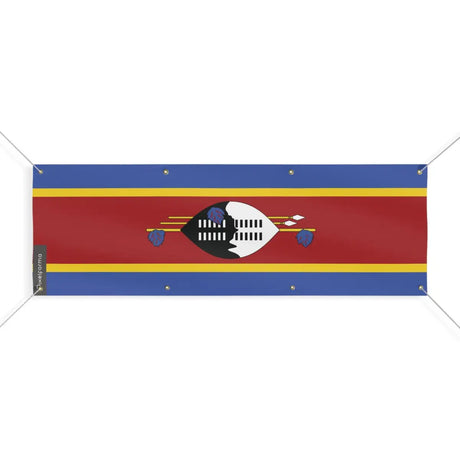 Drapeau de l'Eswatini 8 Oeillets en Plusieurs Tailles (L) - Pixelforma 