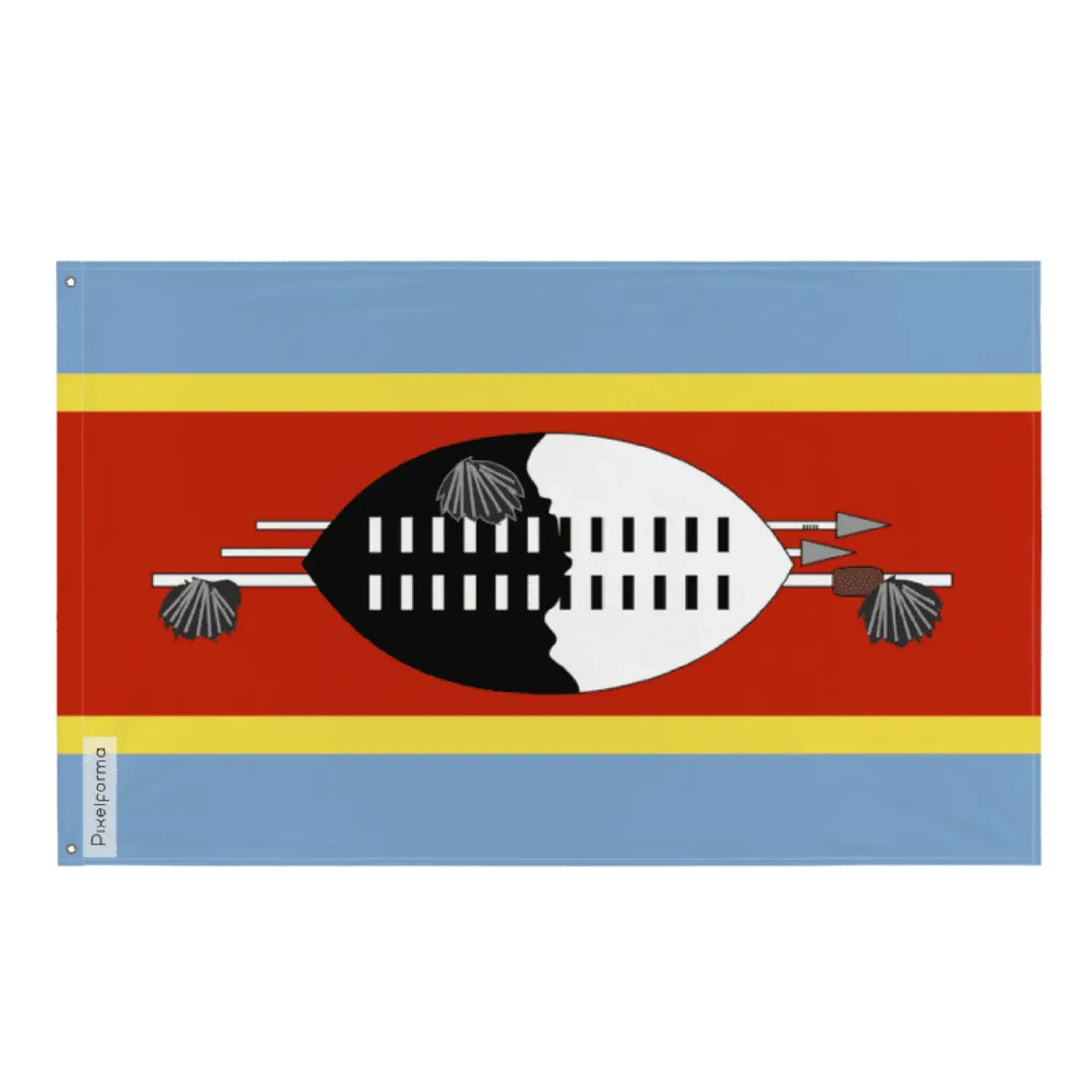 Drapeau de l’eswatini polyester résistant plusieurs modèles