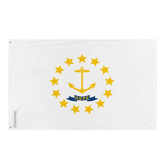 Drapeau de l’état de rhode island plusieurs tailles en polyester - pixelforma