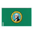 Drapeau état de washington polyester résistant œillets gauche