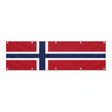 Drapeau de l'île Bouvet grand format XL en polyester avec dix œillets