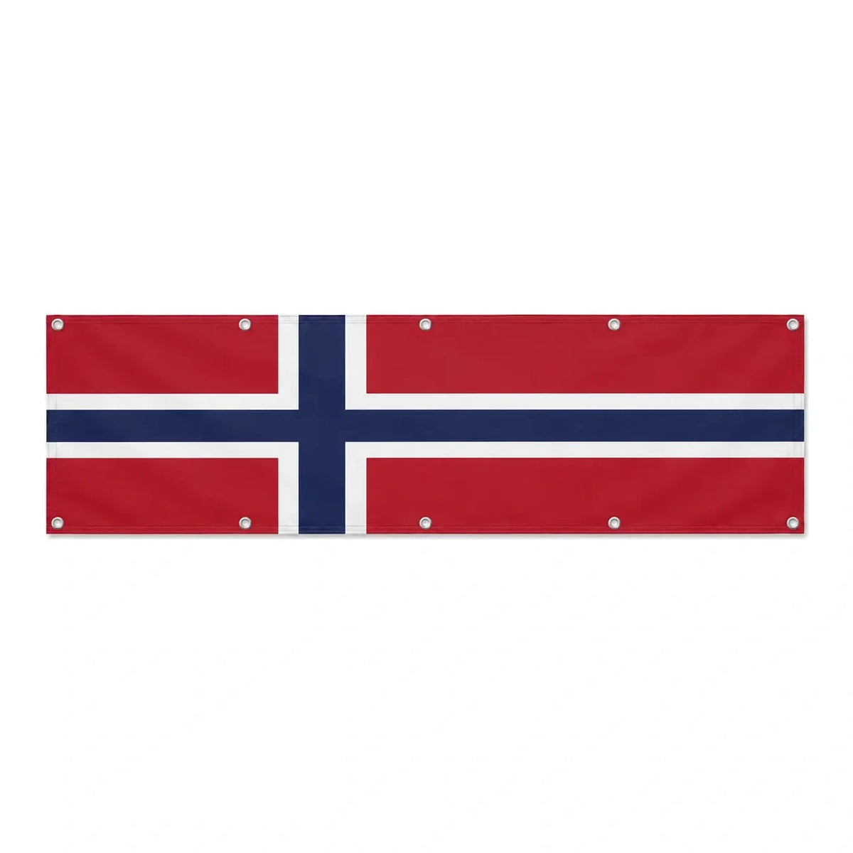 Drapeau de l'île Bouvet grand format XL en polyester avec dix œillets