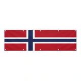 Drapeau de l'île Bouvet grand format XL en polyester avec dix œillets
