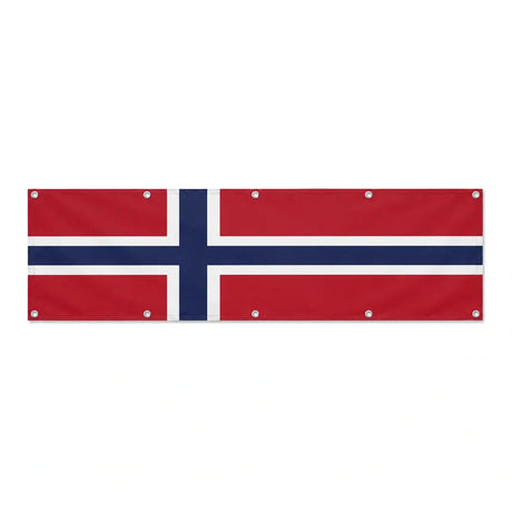 Drapeau de l'île Bouvet grand format XL en polyester avec dix œillets