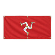 Drapeau île de man polyester résistant six œillets