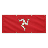 Drapeau île de man en polyester résistant aux intempéries