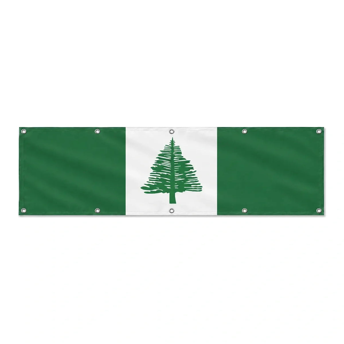 Drapeau de l'île Norfolk grand format XL en polyester avec dix œillets