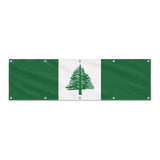 Drapeau de l'île Norfolk grand format XL en polyester avec dix œillets
