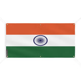 Drapeau de l’inde 6 oeillets en plusieurs tailles (m) - pixelforma